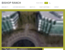 Tablet Screenshot of bishopranch.com